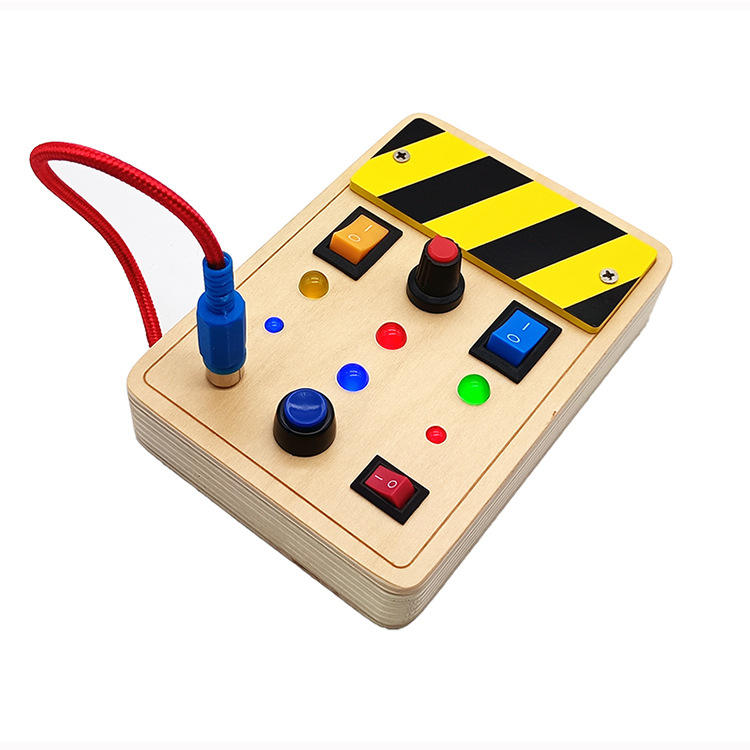 WANHUA montessori wood busy board early education toy busy-board