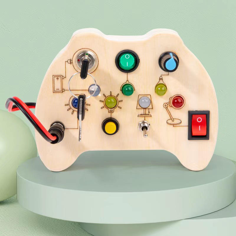 WANHUA montessori wood busy board early education toy busy-board