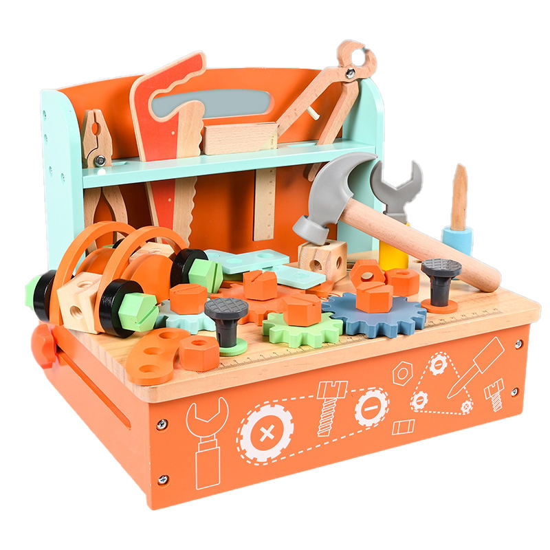 Wooden Tool Set For Kids 2 3 4 5 Year Old Educational Stem Toys Toddler Montessori Toys For 2 Year Old Construction Preschool