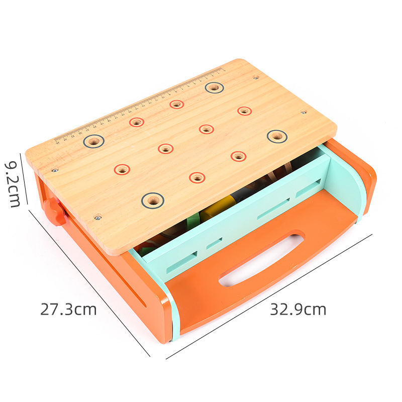 Wooden Tool Set For Kids 2 3 4 5 Year Old Educational Stem Toys Toddler Montessori Toys For 2 Year Old Construction Preschool
