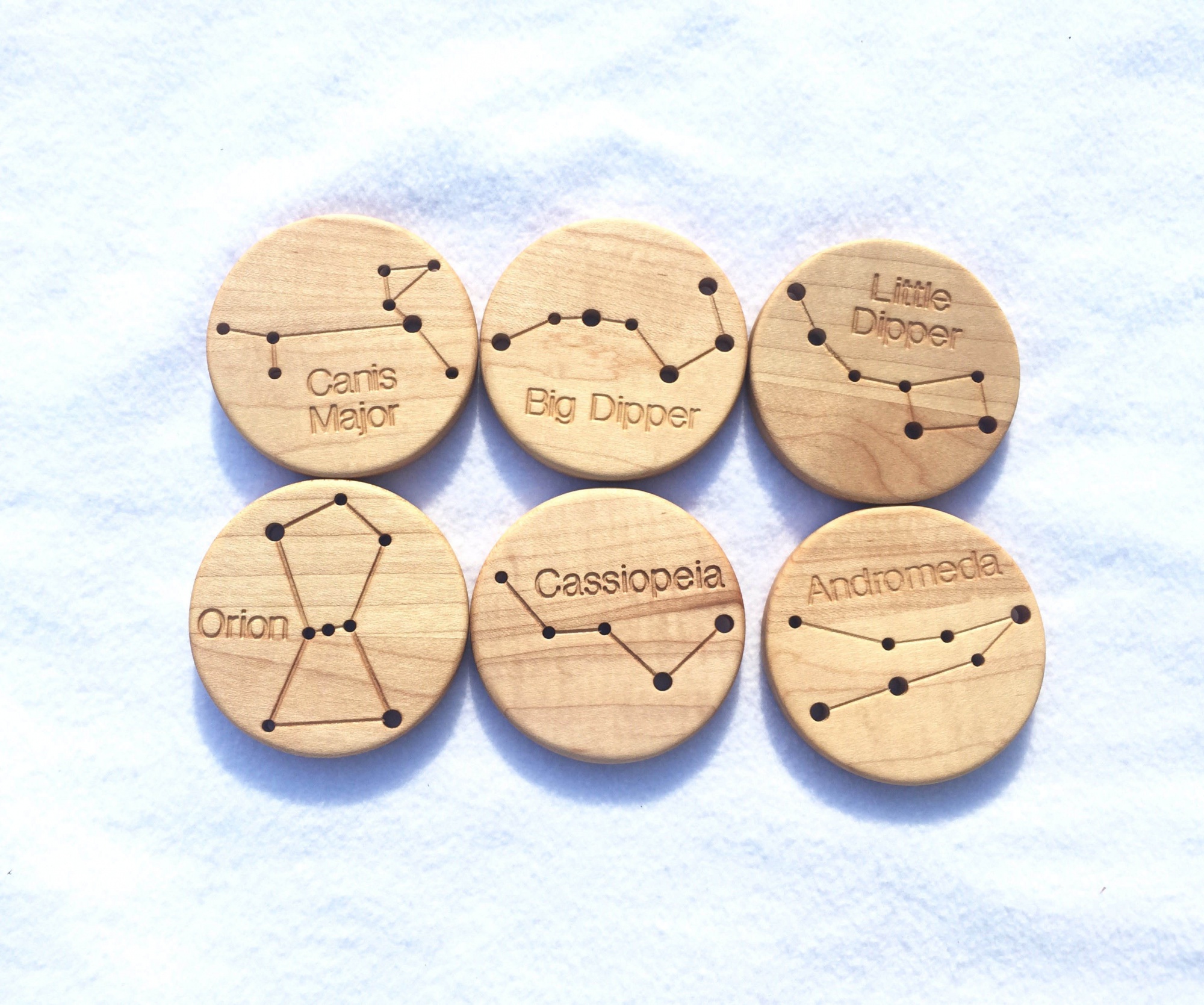 WANHUA Pefect Gift Wooden Baby Constellation Coins toy for kids