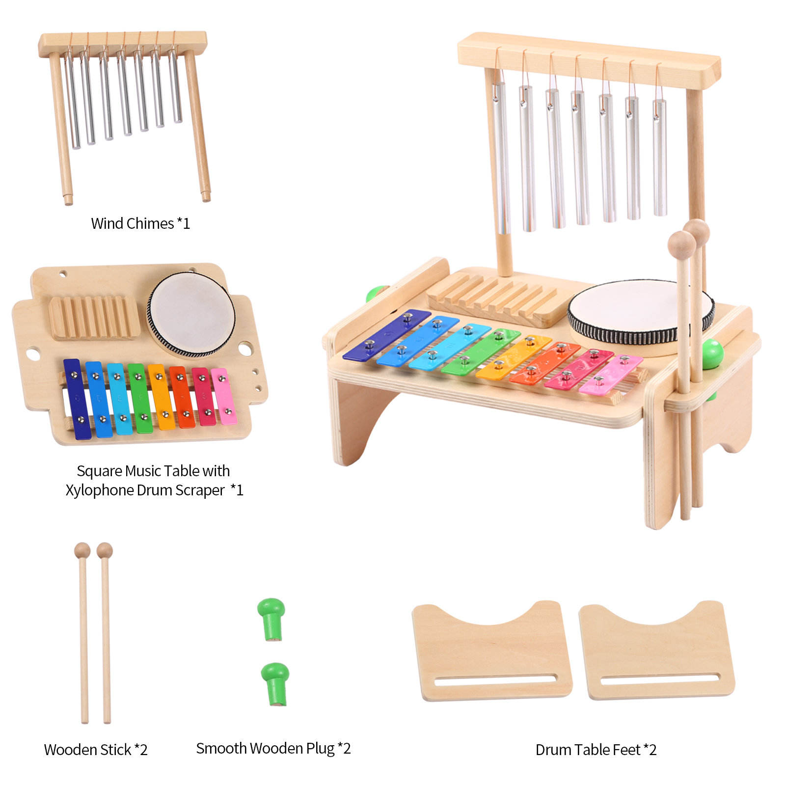 WANHUA High Quality Musical Instruments kids educational learning children toy