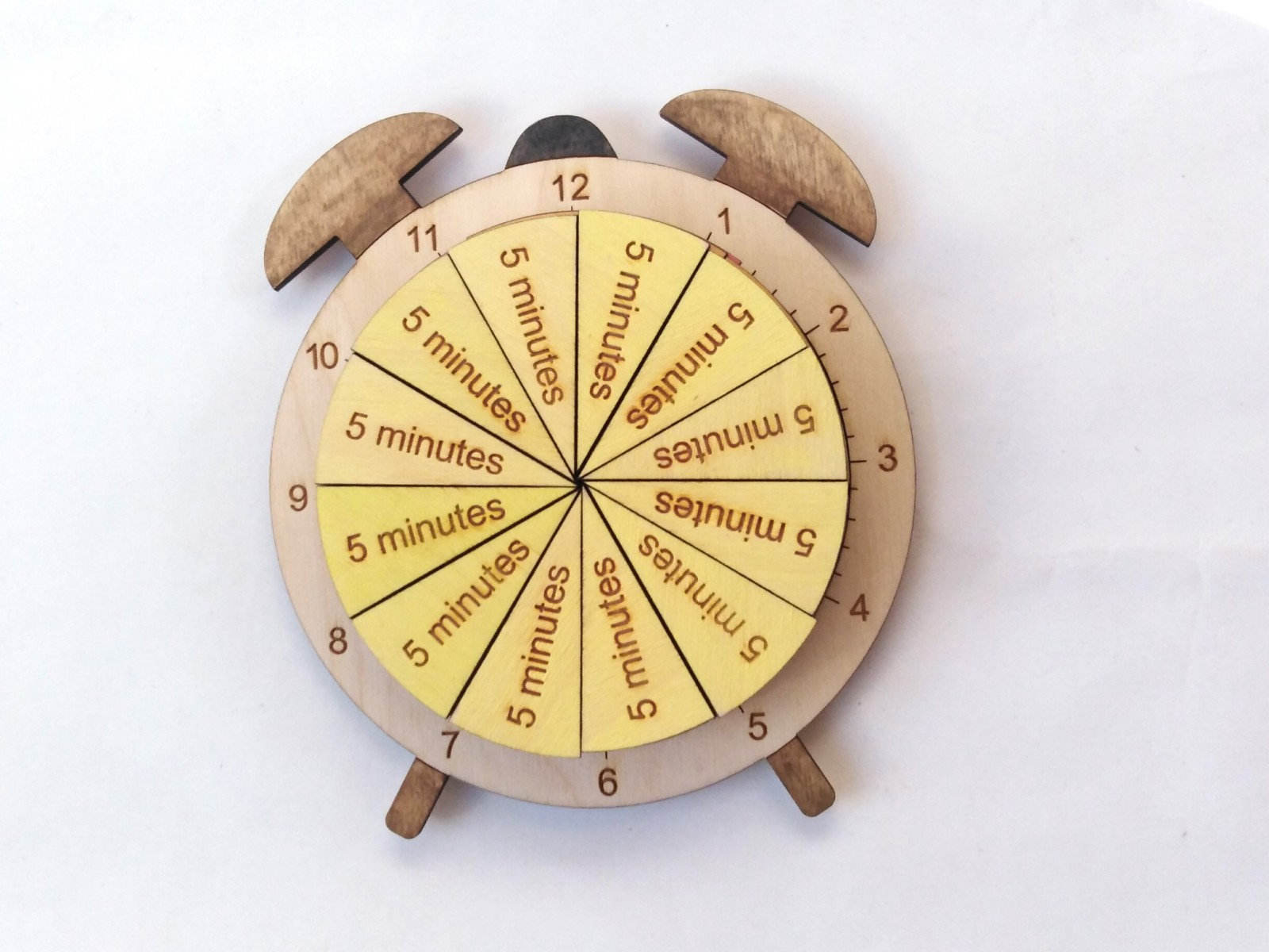 WANHUA Factory OEM/ODM Wooden Learning Time Clock toy for kids