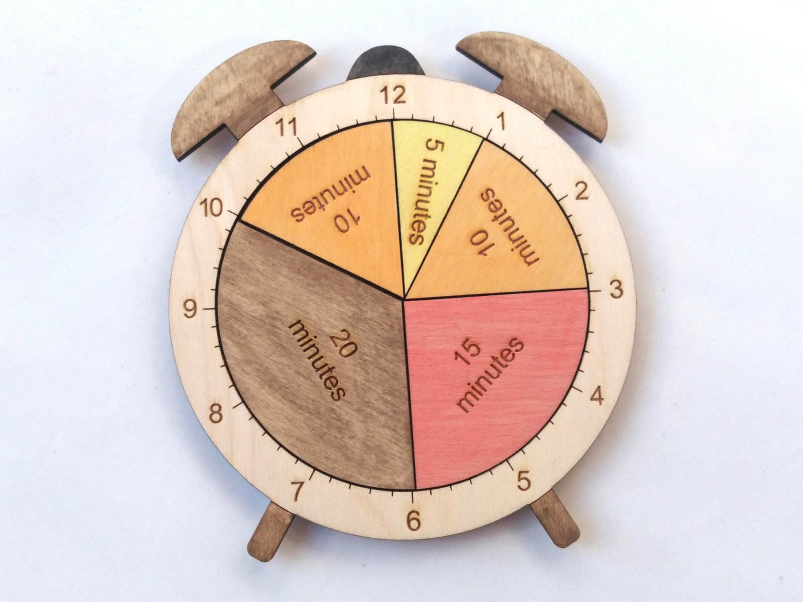 WANHUA Factory OEM/ODM Wooden Learning Time Clock toy for kids