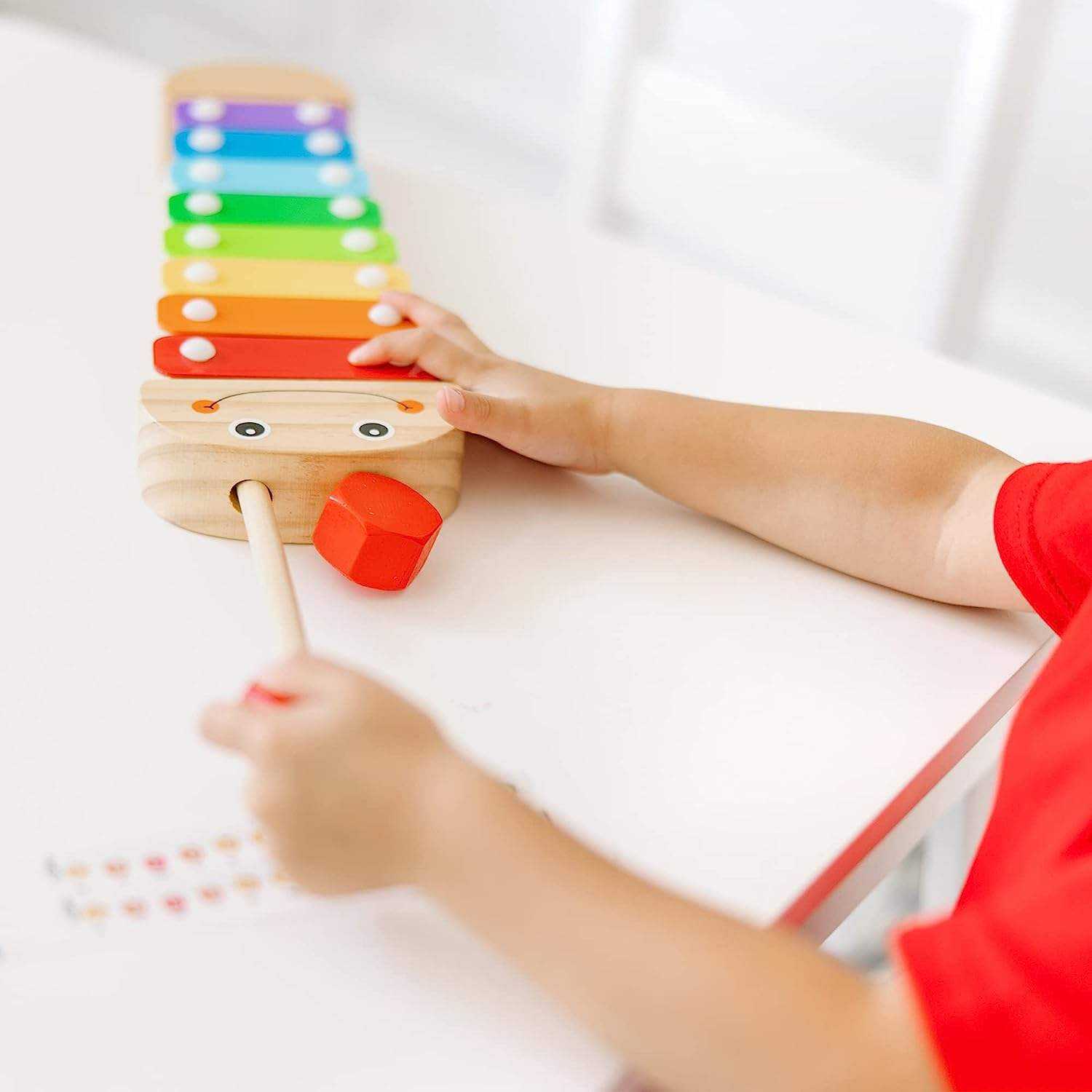 WANHUA Educational Musical Instruments Toy Xylophone Musical Toy With Wooden Mallets for Toddlers Child