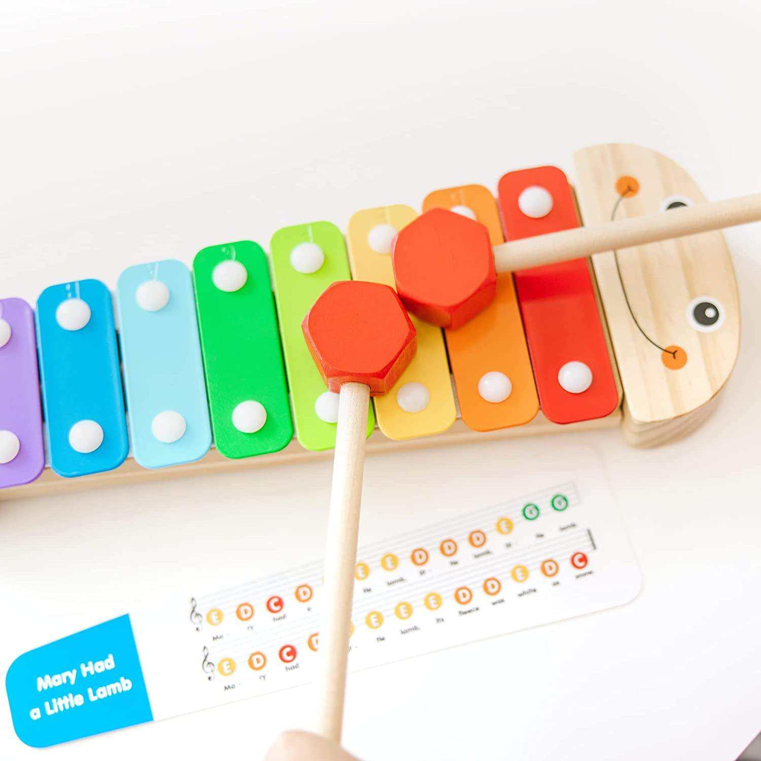 WANHUA Educational Musical Instruments Toy Xylophone Musical Toy With Wooden Mallets for Toddlers Child