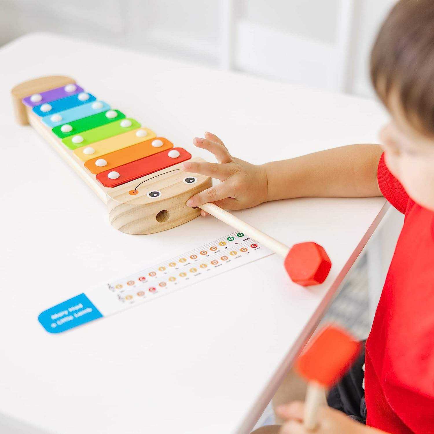 WANHUA Educational Musical Instruments Toy Xylophone Musical Toy With Wooden Mallets for Toddlers Child