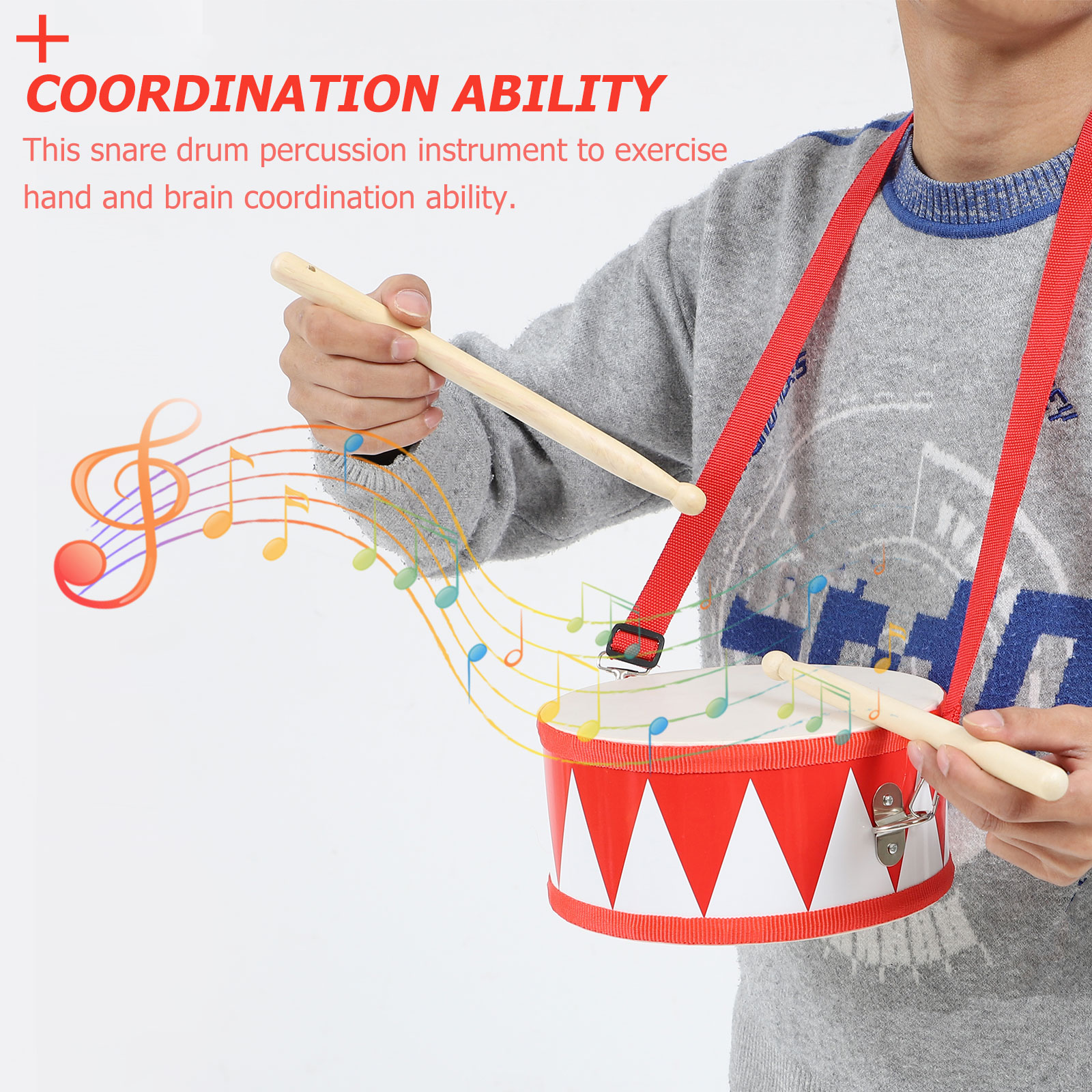 WANHUA High quality Musical Instrument hand Drum Wood Children Toys for kids