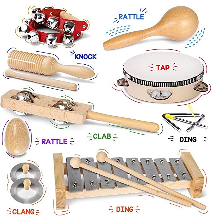 Children's Gifts wooden toy musical for baby 2023 wooden musical instruments toy