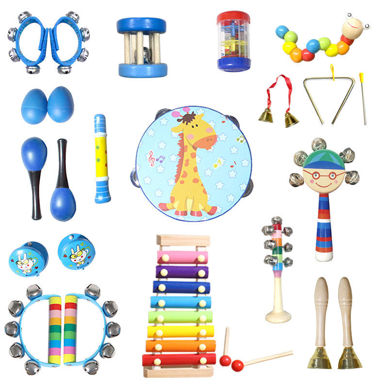 WANHUA children toys educational learning wooden toy musical instruments drum