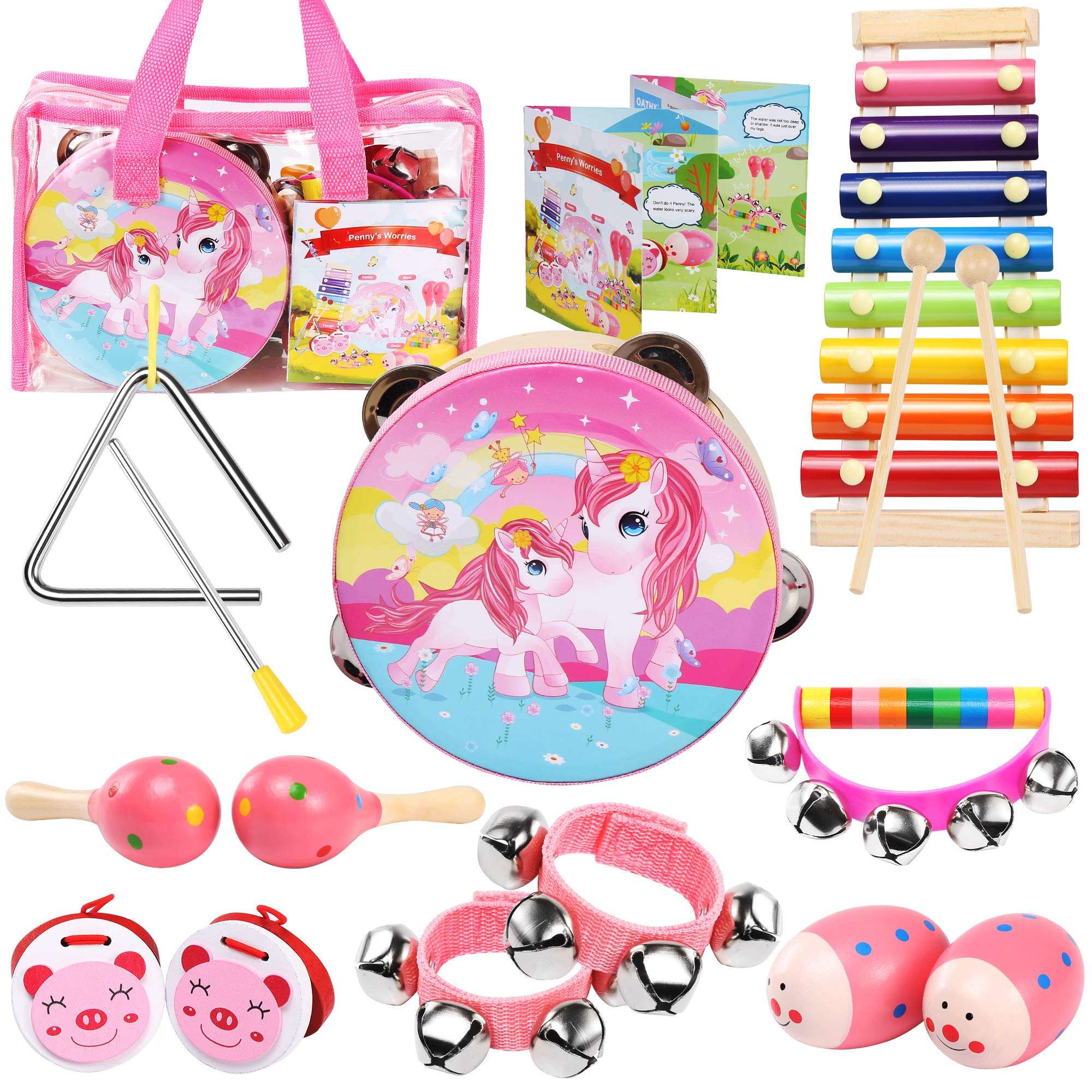 WANHUA baby children 8 pieces of educational musical instrument toy for kid