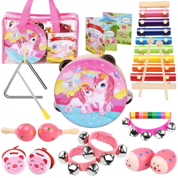 WANHUA baby children 8 pieces of educational musical instrument toy for kid