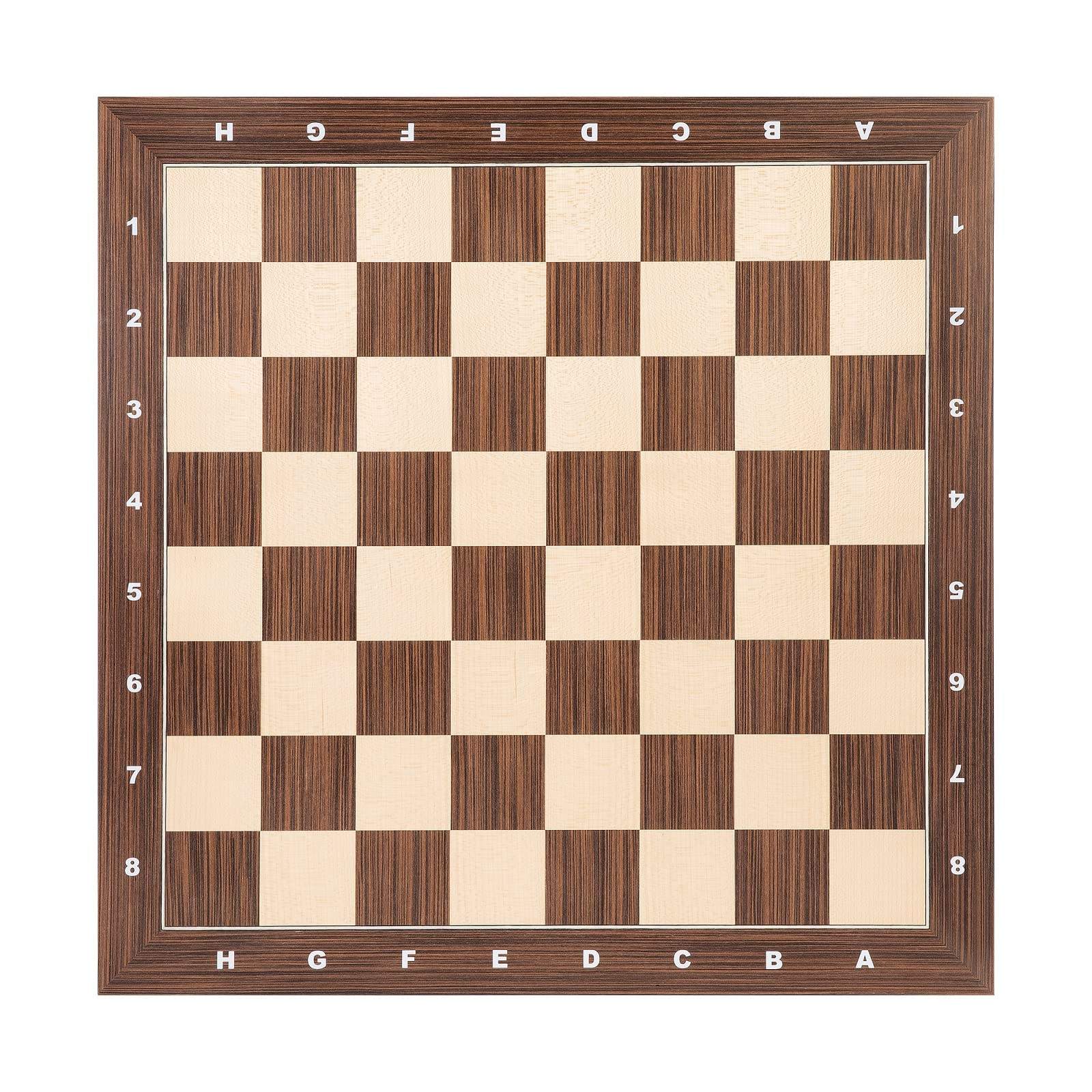 WANHUA Portable Felt Interior Best Folding Wooden Chess Board Set with Magnetic Closure for Adults & Kids