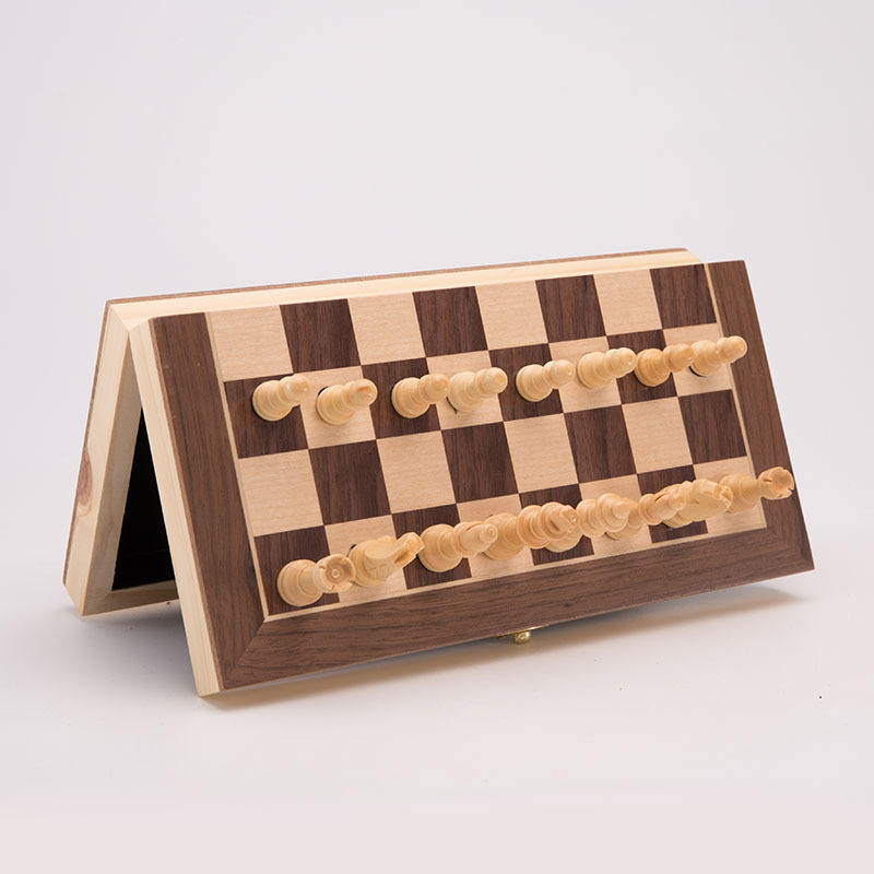 WANHUA wine magnetic chess vinyl foldable wooden big size chess board and pieces