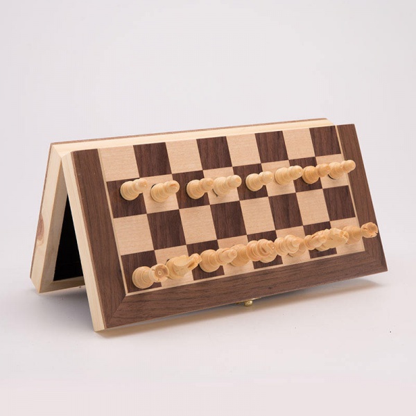 WANHUA wine magnetic chess vinyl foldable wooden big size chess board and pieces