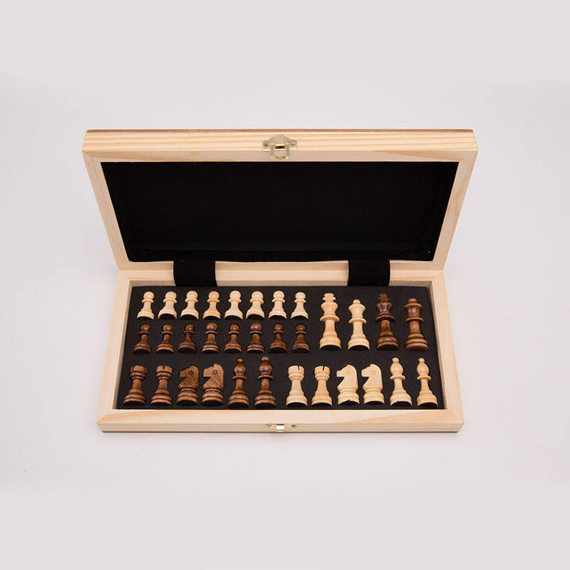 WANHUA wine magnetic chess vinyl foldable wooden big size chess board and pieces