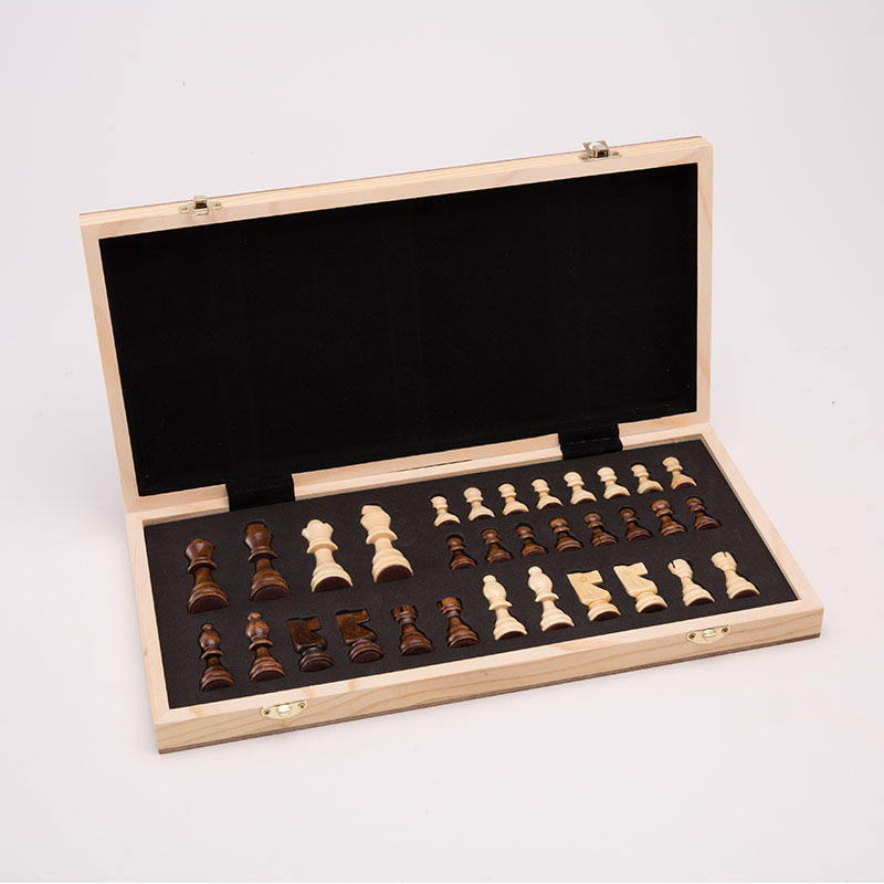 WANHUA wine magnetic chess vinyl foldable wooden big size chess board and pieces