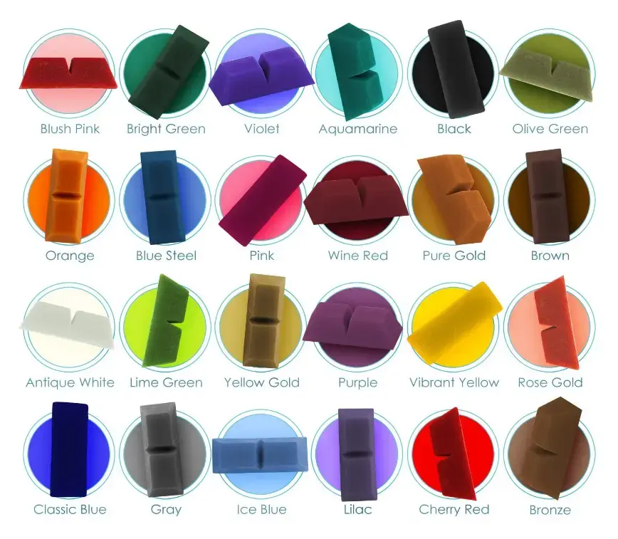 Hot Selling Candle Pigment Dyes Blocks Candle Colour Dyes for Soy Wax