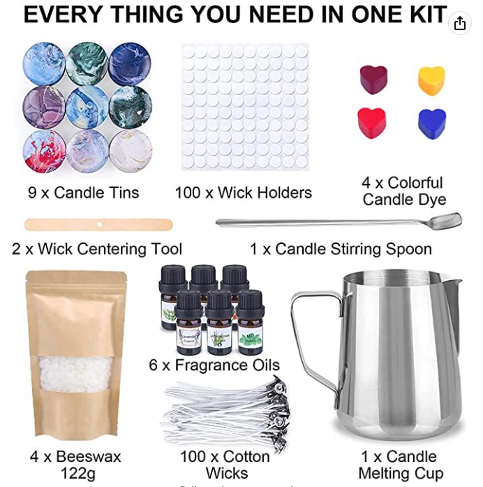 High quality diy candle making kit luxury 2023 candle making kit diy