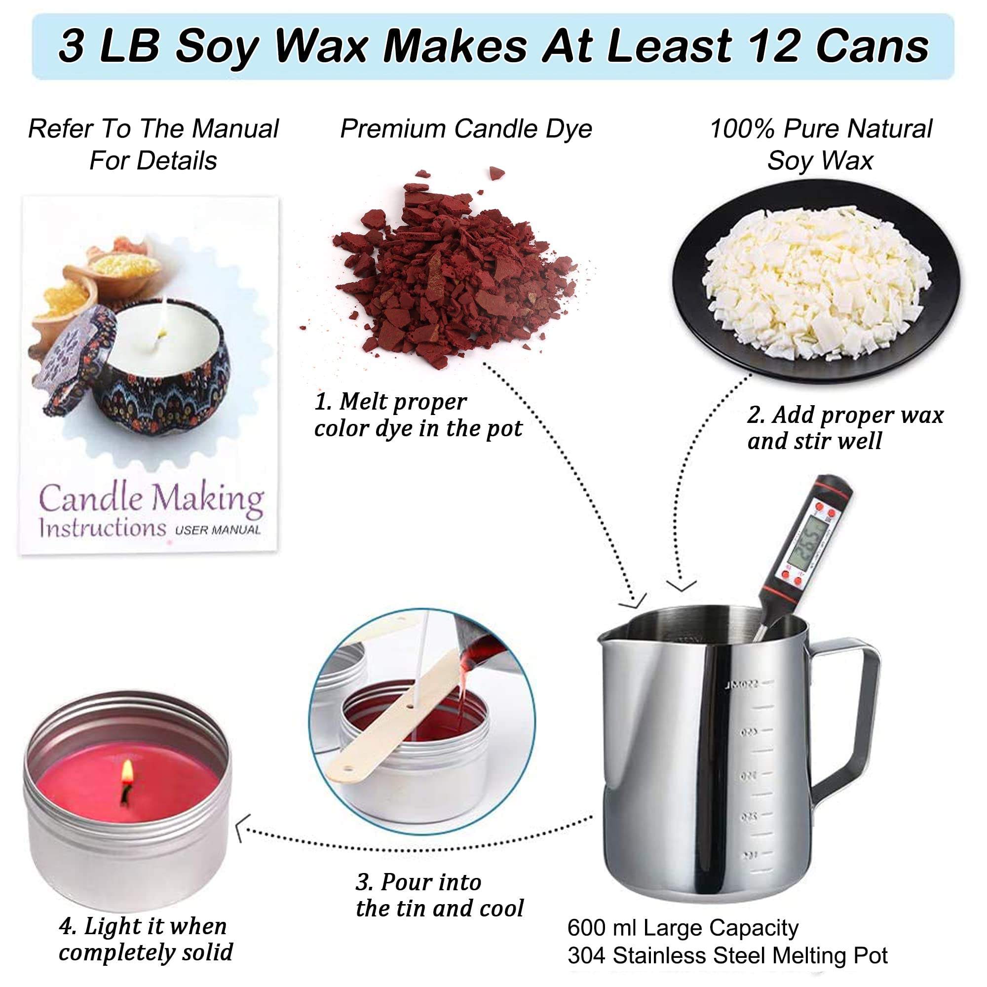 Wholesale custom dyi candle making kit set for business home decor