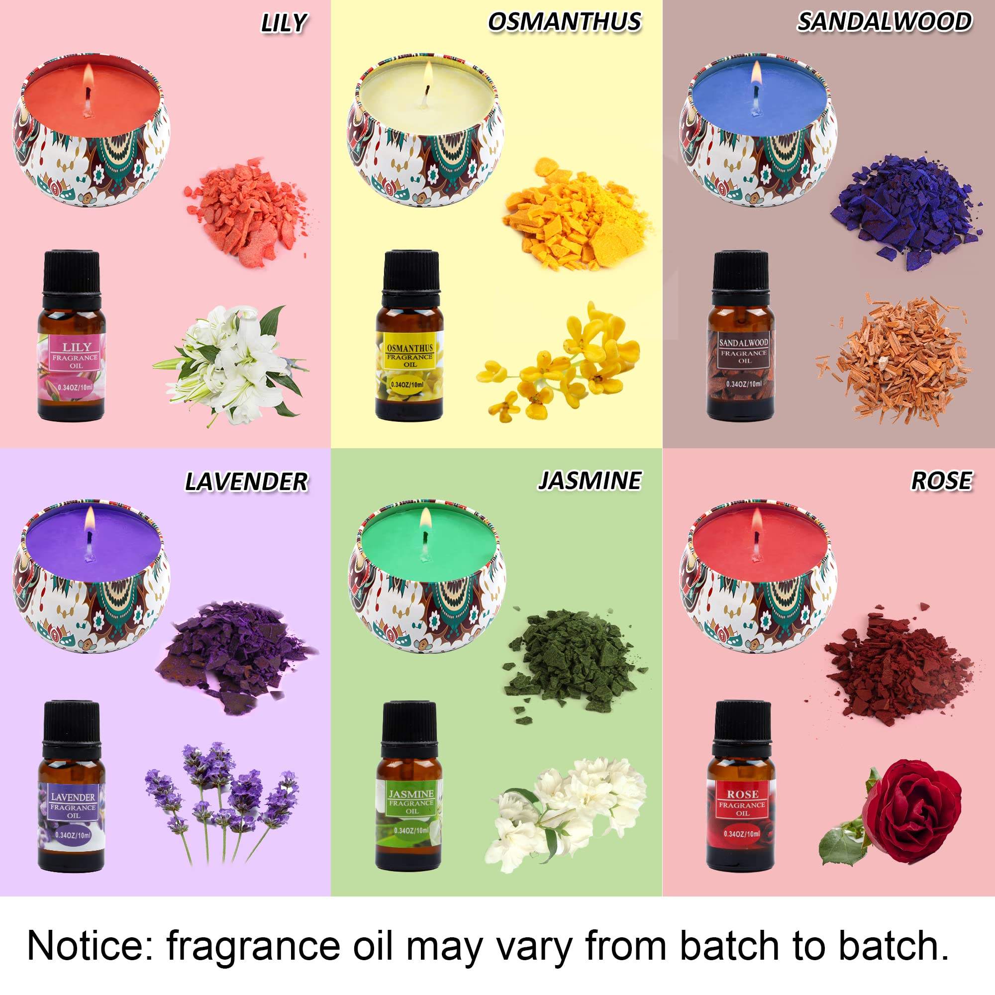 Wholesale custom dyi candle making kit set for business home decor