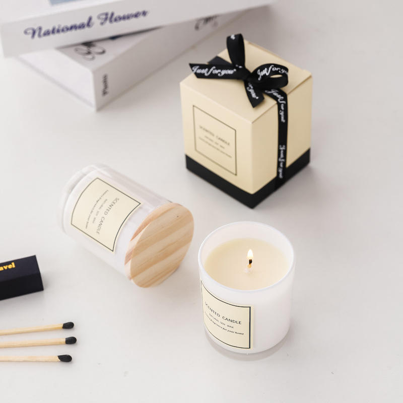 High Quality Scented Natural Soy Wax Blend Candles Gifts