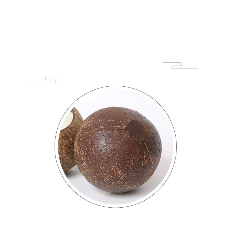 Simple coconut shell restaurant with candle cup creative candle empty cup decoration pieces soy wax container