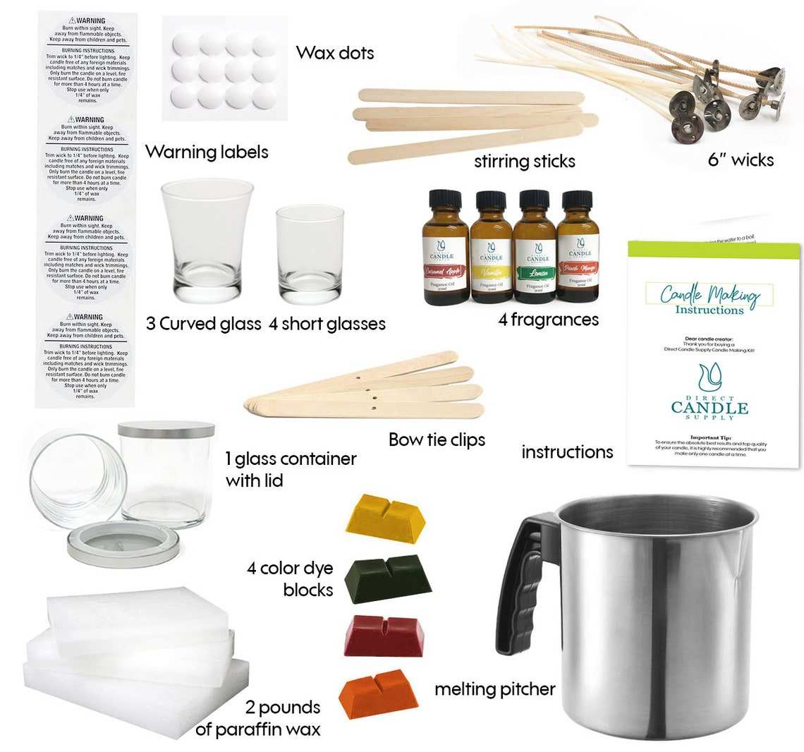 Customized Soy candle making kit for Adult and Teens
