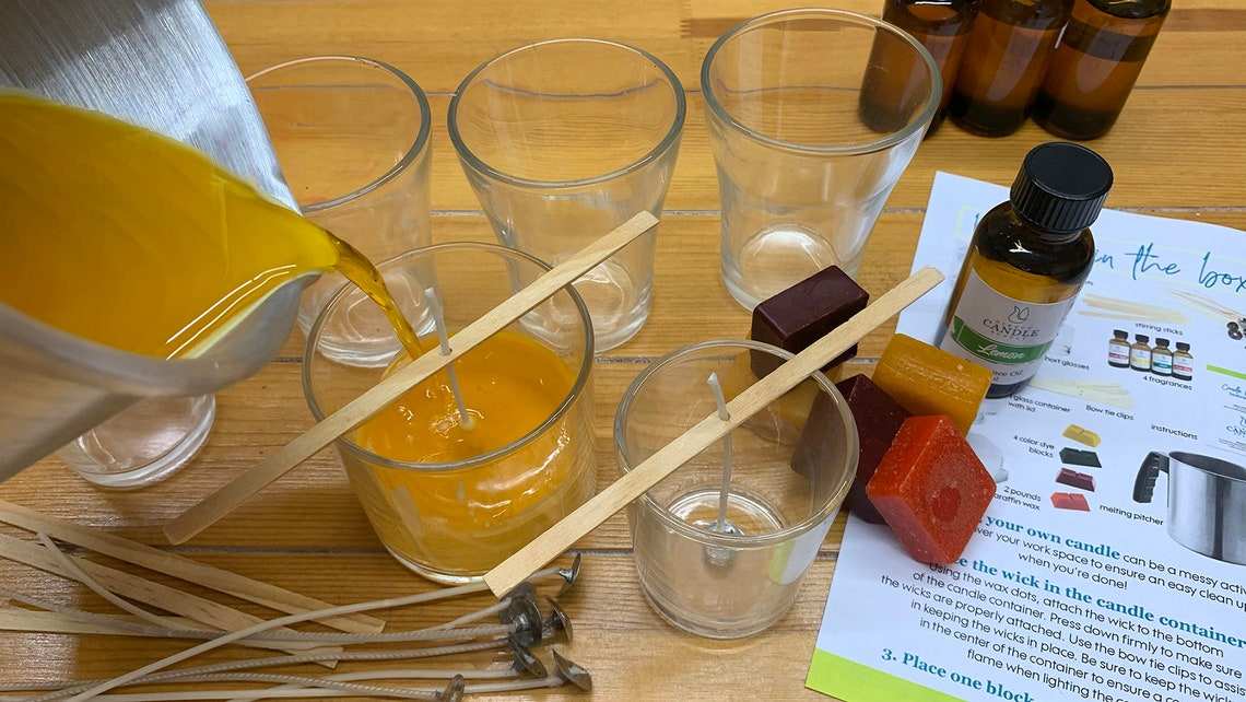 Customized Soy candle making kit for Adult and Teens