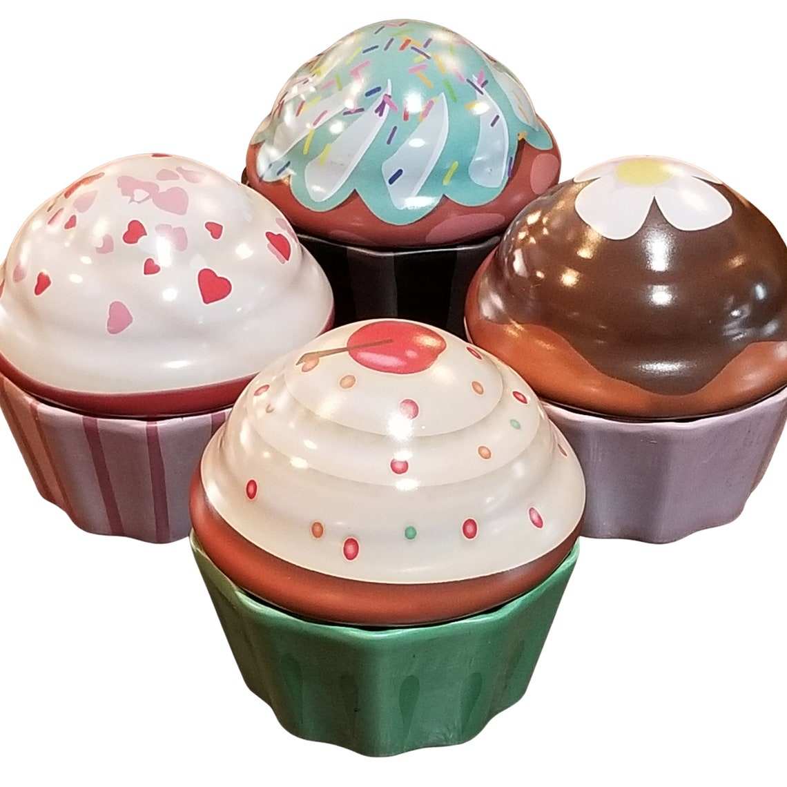 High Quality Candle making kit Cupcake Candle Tins 4 OZ