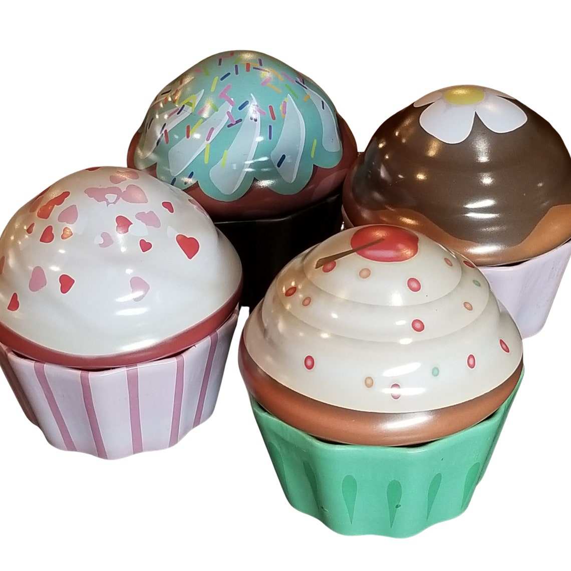High Quality Candle making kit Cupcake Candle Tins 4 OZ