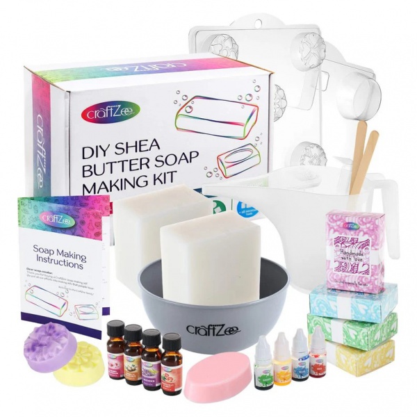 Customized High quality Shea Butter Craft DIY Soap making kit