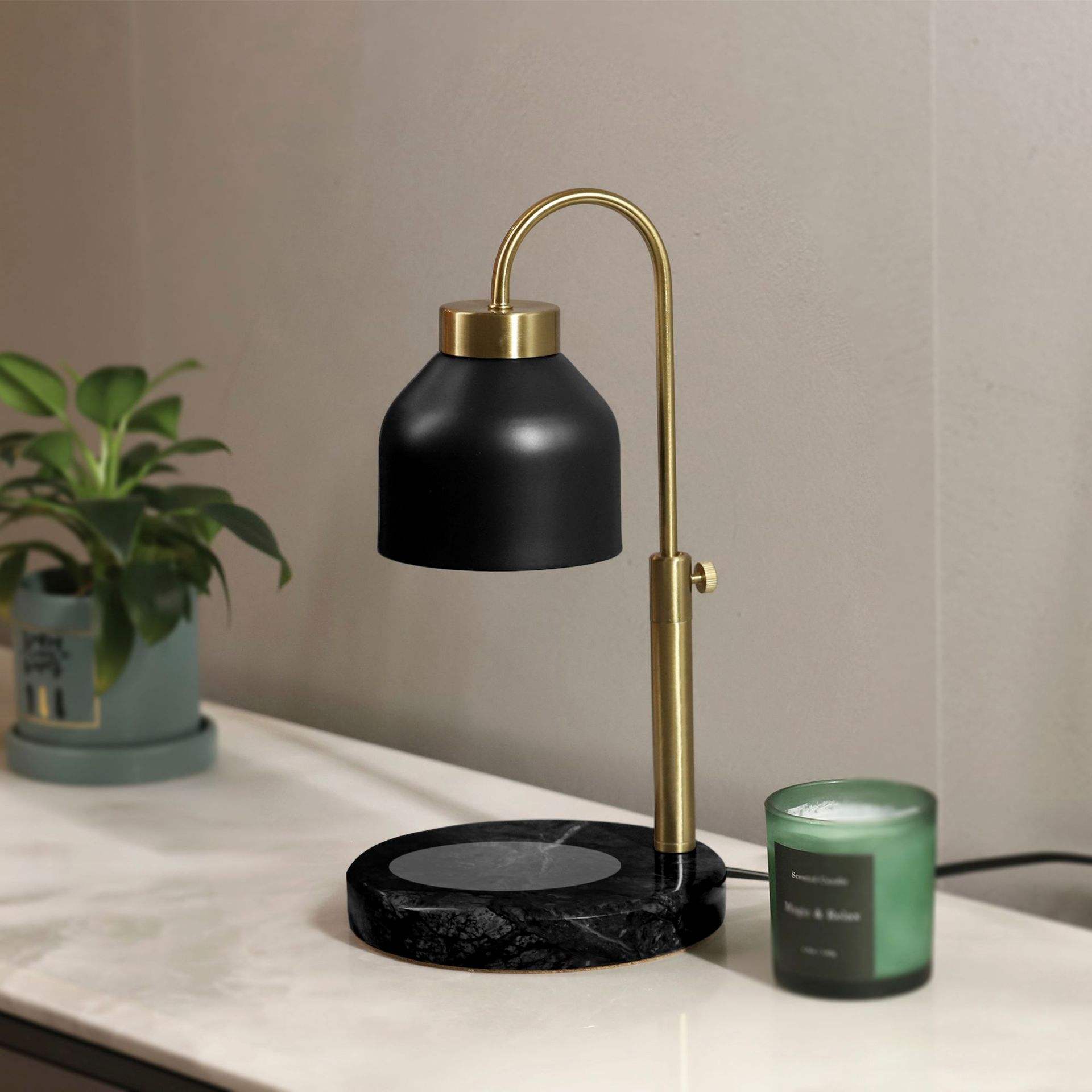 Height Adjustable Electric Top Candle Melter Premium Candle Warmer Lamp