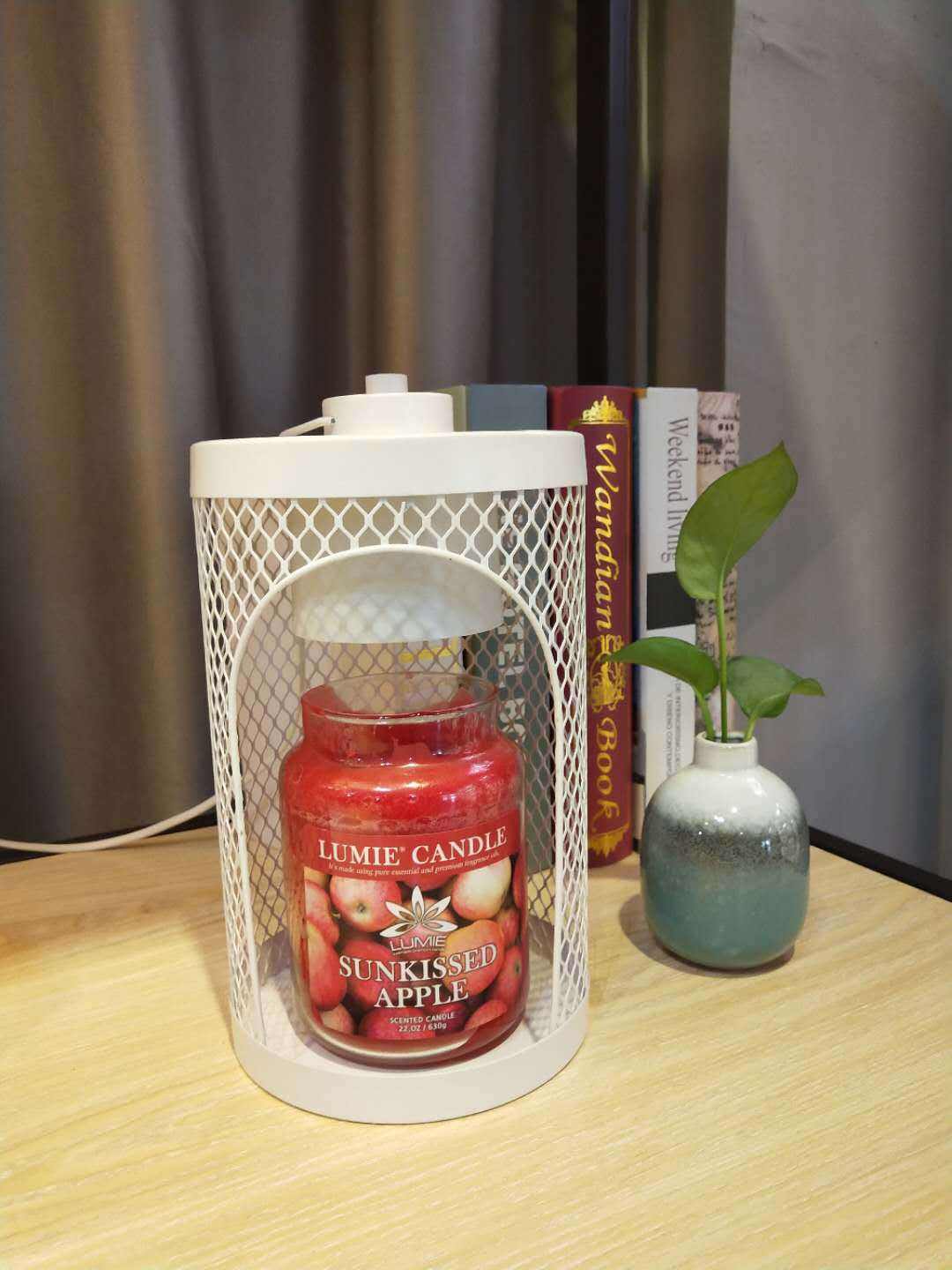 Metal Vintage Candle Warmer Lamp Dimmable Light for Decoration