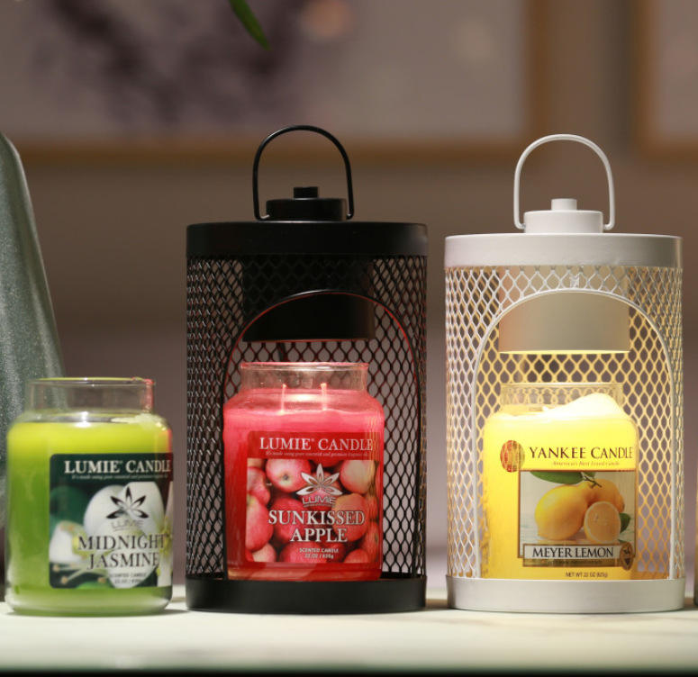 Metal Vintage Candle Warmer Lamp Dimmable Light for Decoration