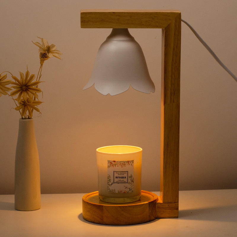 New Trend Adjustable Temperature Lamp Candle Warmer Wax Burner Candle Warmer Decorative Melting Candle Lamp Warmer with 2 bulbs