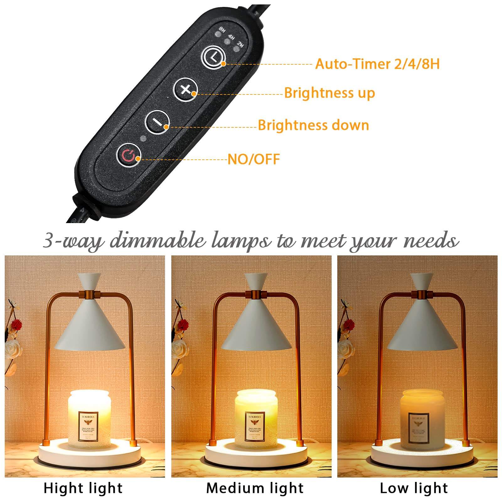 customize cheap candle warmer lamp adjustable and flexible marycele candle warmer lamp