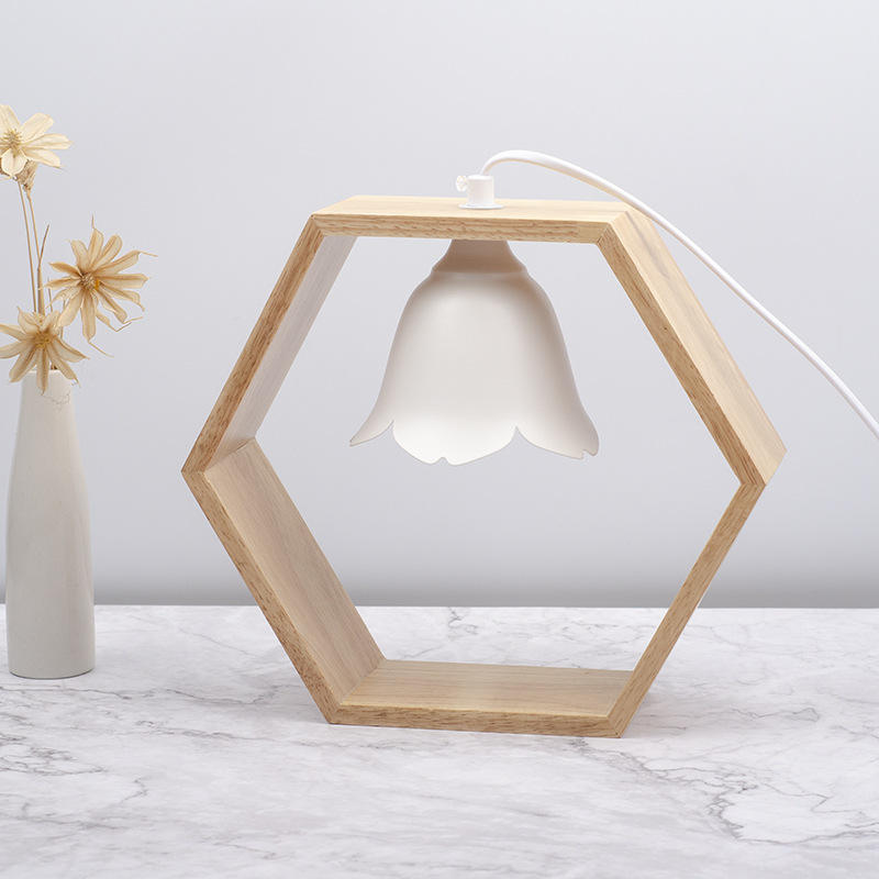 Wooden Adjustable Dimmable Electric Candle Wax Warmer Lamp with Timer for home decoration