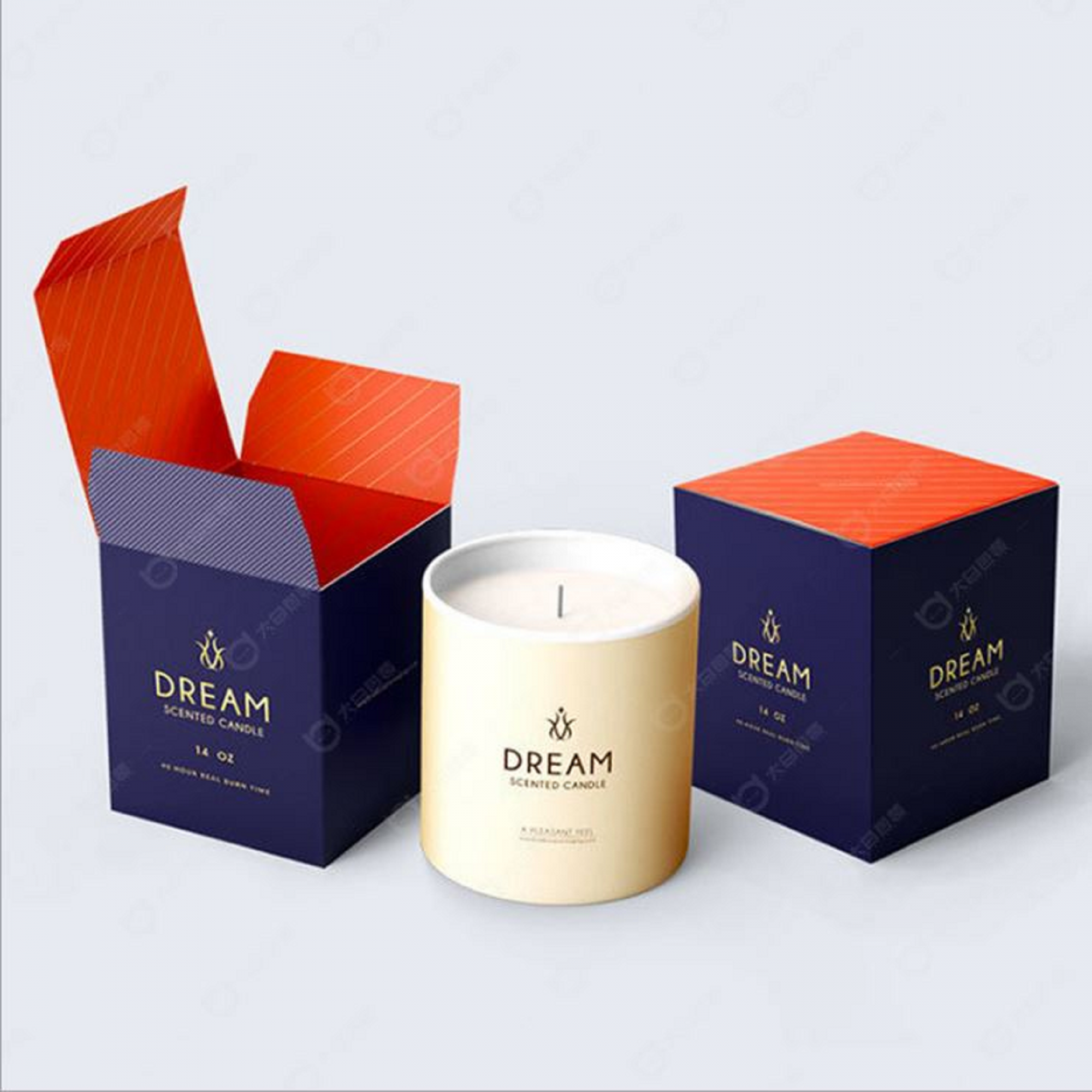 WANHUA high quality Customized Product Packaging candle box packaging for packiging