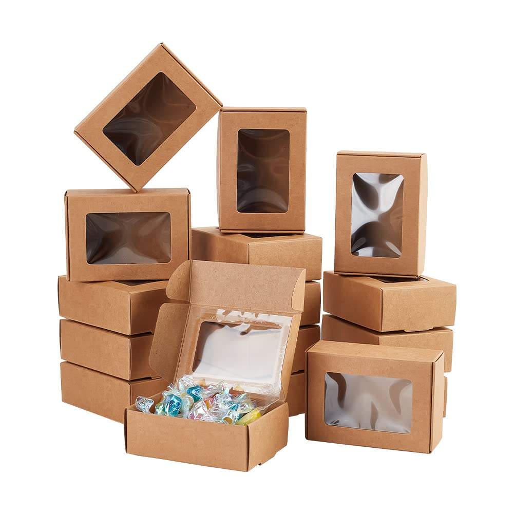 Wanhua Factory OEM custom logo luxury kraft paper parcel packing box