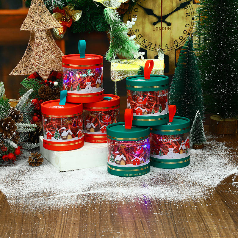 New creative New Year gift Christmas gift box cute apple hug bucket gift box