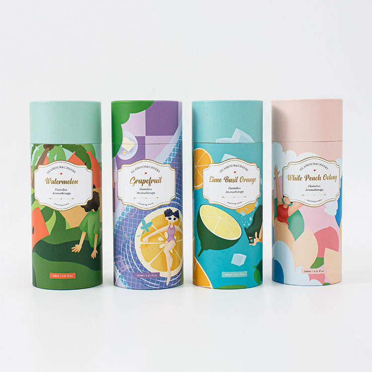 Factory Custom Cardboard Paper Tube empty biodegradable craft cardboard boxes packaging tubes