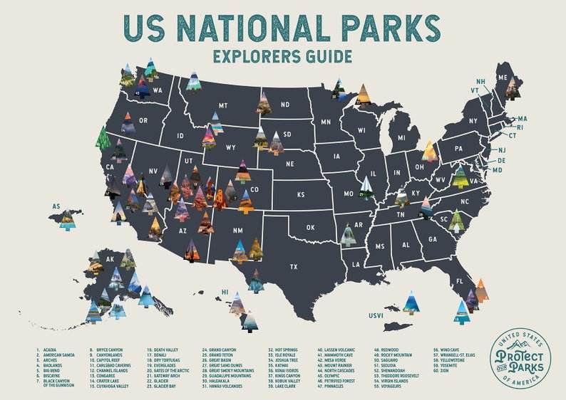 USA national park scratch off map,wonderful scratch off map for gift,Graduation Gift
