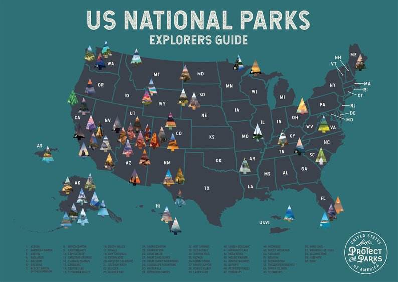 USA national park scratch off map,wonderful scratch off map for gift,Graduation Gift