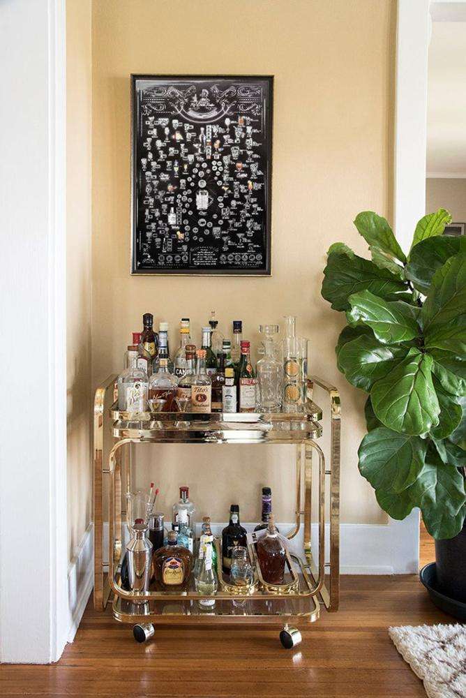 Scratch Poster with More Than 100 Drinks and Cocktails Alco ,kitchen poster