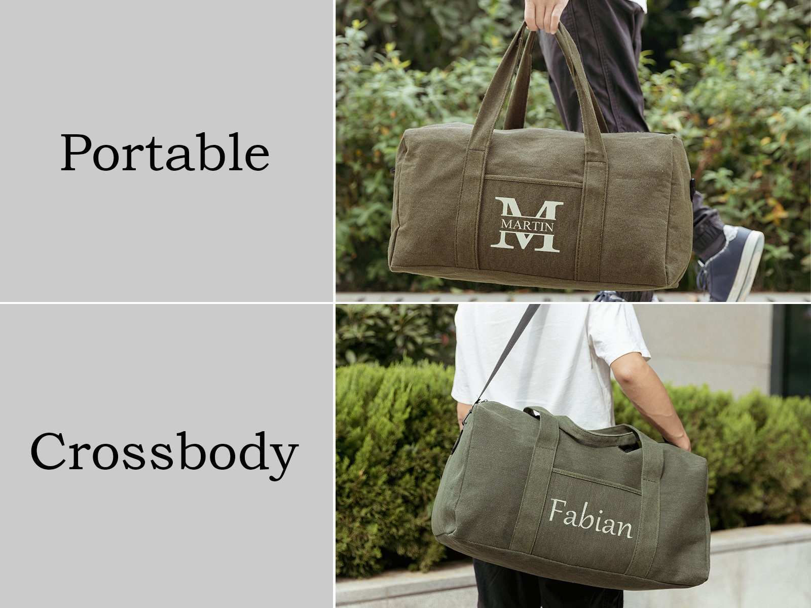 2022 High Quality Custom Men Duffle Bag Travel Overnight Bag