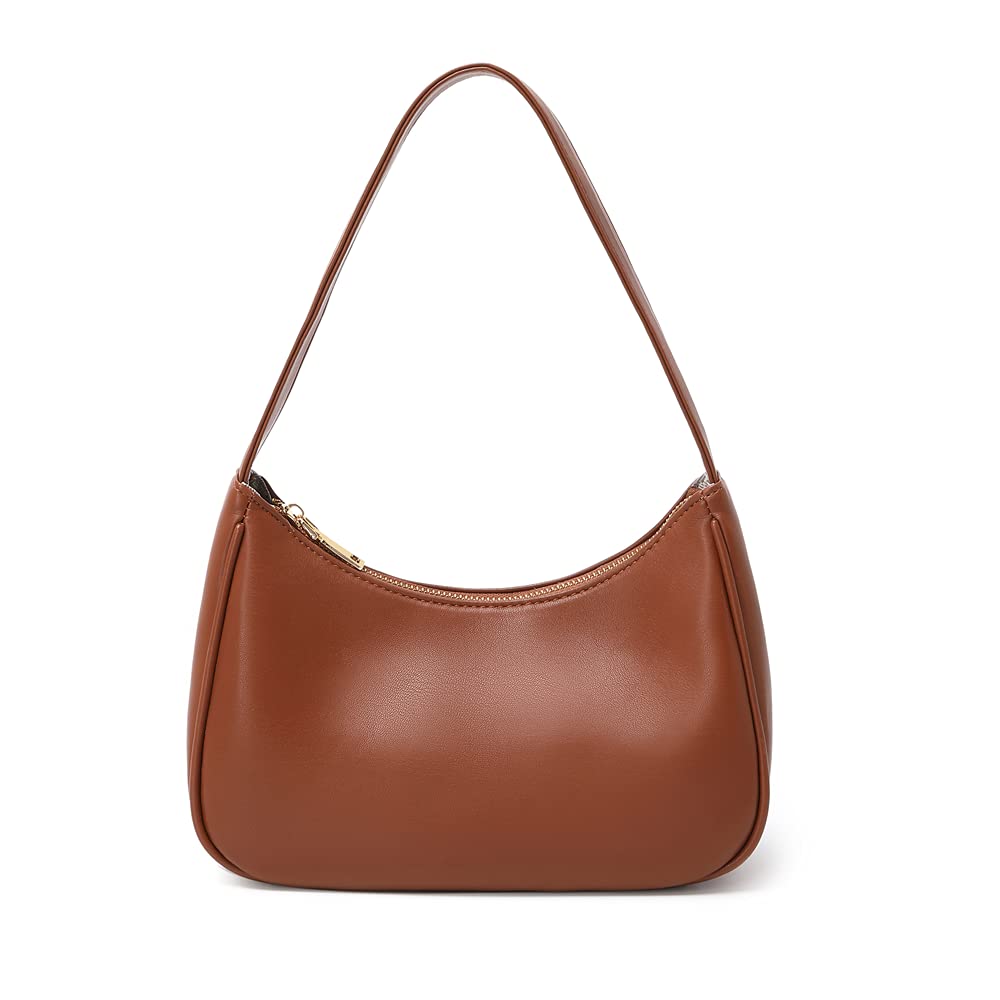 Shoulder Bags for Women, Cute Hobo Tote Handbag Mini Clutch Purse with Zipper Closure