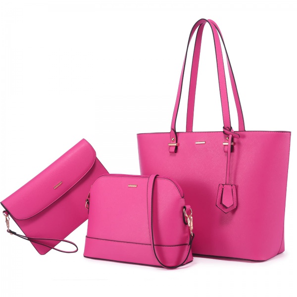 Handbags for Women Shoulder Bags Tote Satchel Hobo 3pcs Purse Set