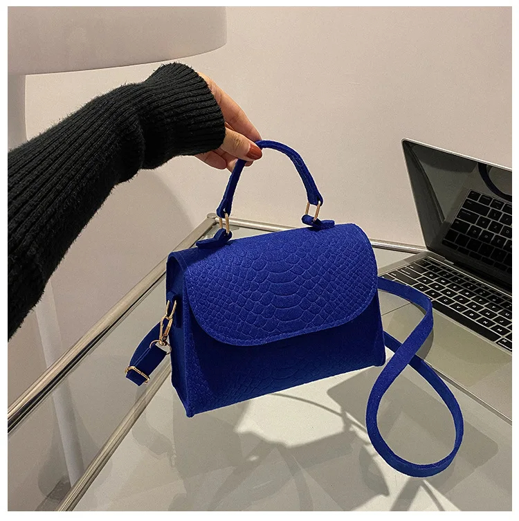2023 Felt Crossbody Bags for Women Underarm Bag Ladies Shoulder Bag Trend Handbags