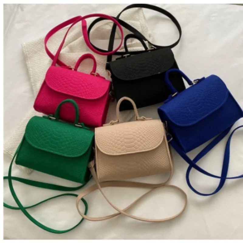 2023 Felt Crossbody Bags for Women Underarm Bag Ladies Shoulder Bag Trend Handbags